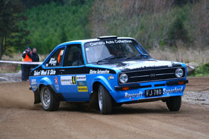 Derek Ayson is second after Day 1 of the Classic Rally.