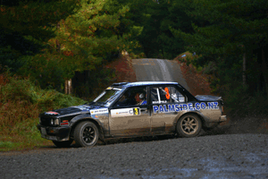 Deane Buist lies second in his Corolla RS1800
