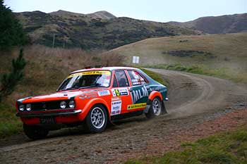 Dunedin's Mark Laughton is a regular Otago Rally competitor.